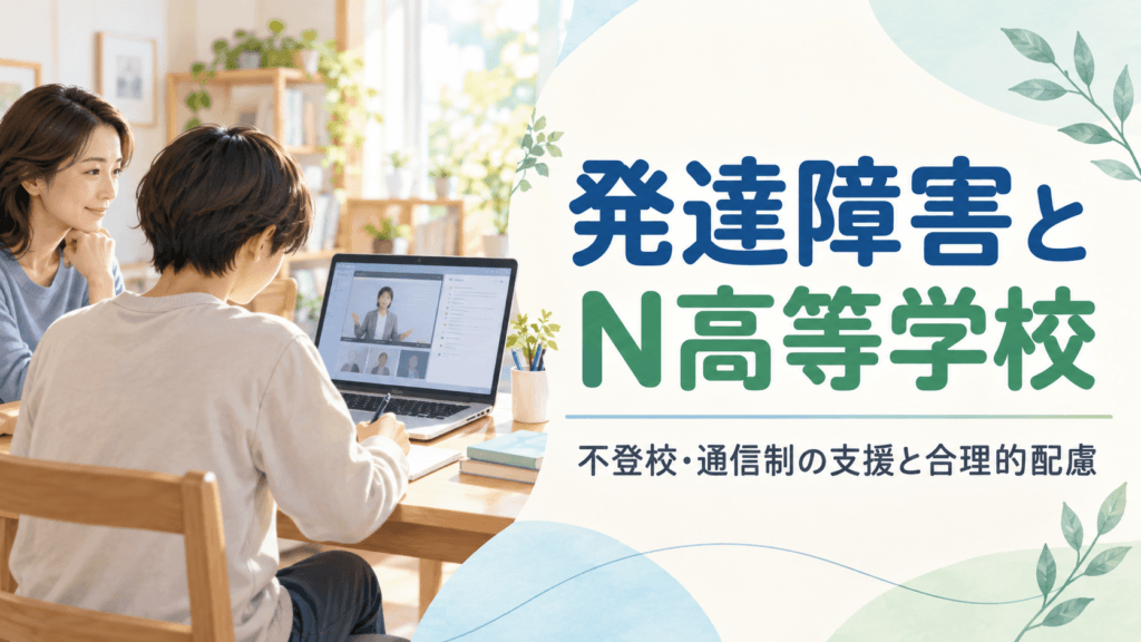 発達障害のある子が通信制高校を検索している様子